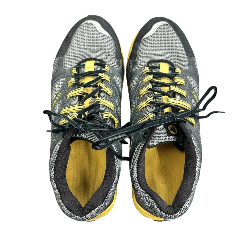 Merrell NTR Seismic‎ Trail Running Shoes Black Yellow Size 8.5